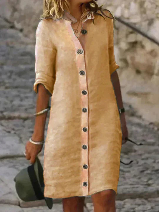 Sanya – Sommerkleid aus leichtem Leinen