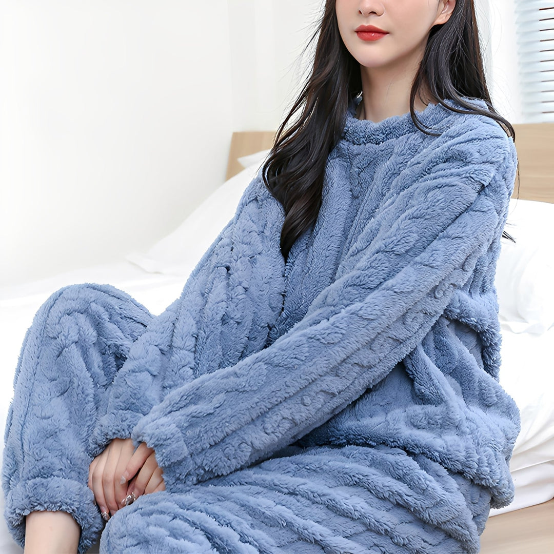 Melyssa - Komfortabler, warmer Damenpyjama
