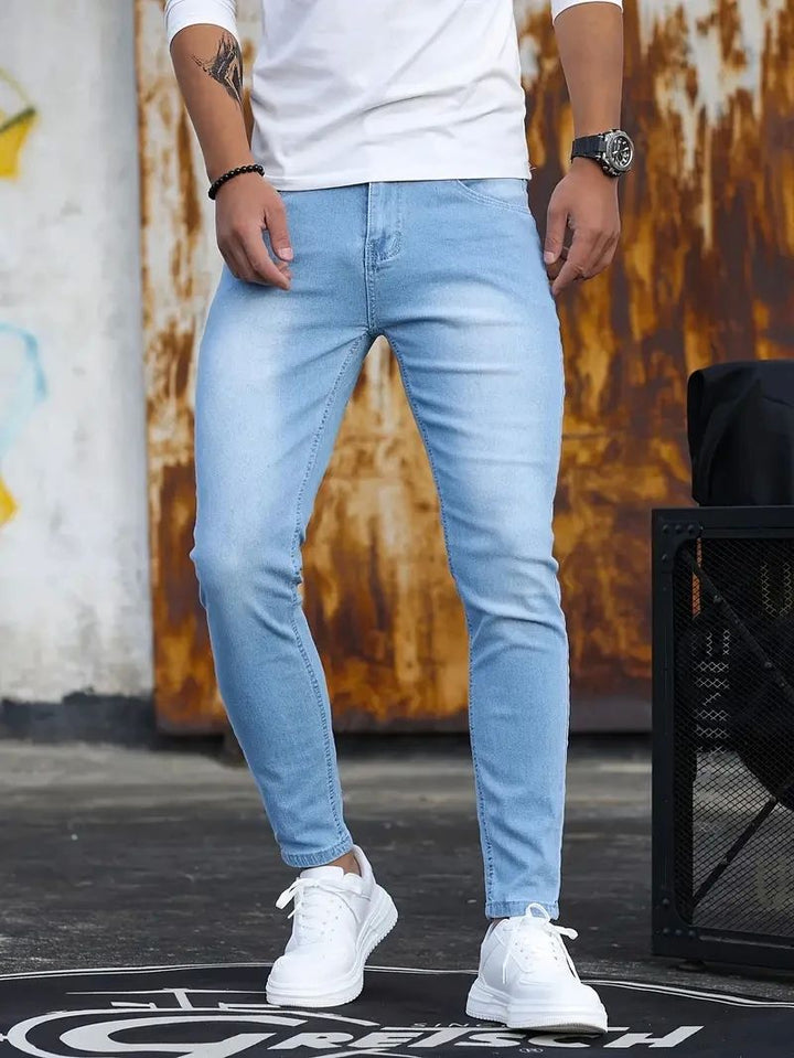 Linford - Klassische Herren Stretch-Skinny-Jeans