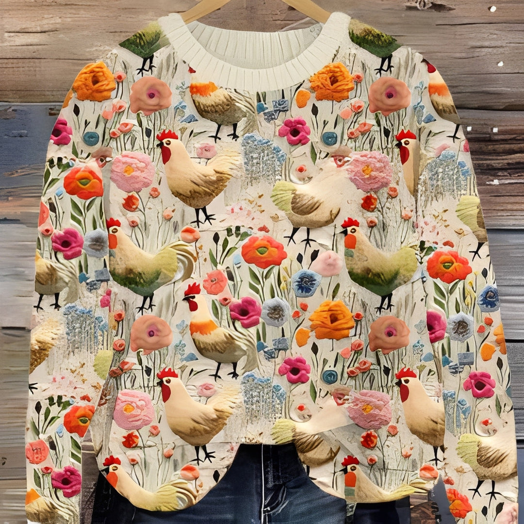 Eunice - Frauenpullover aus Wolle mit klassischem Design