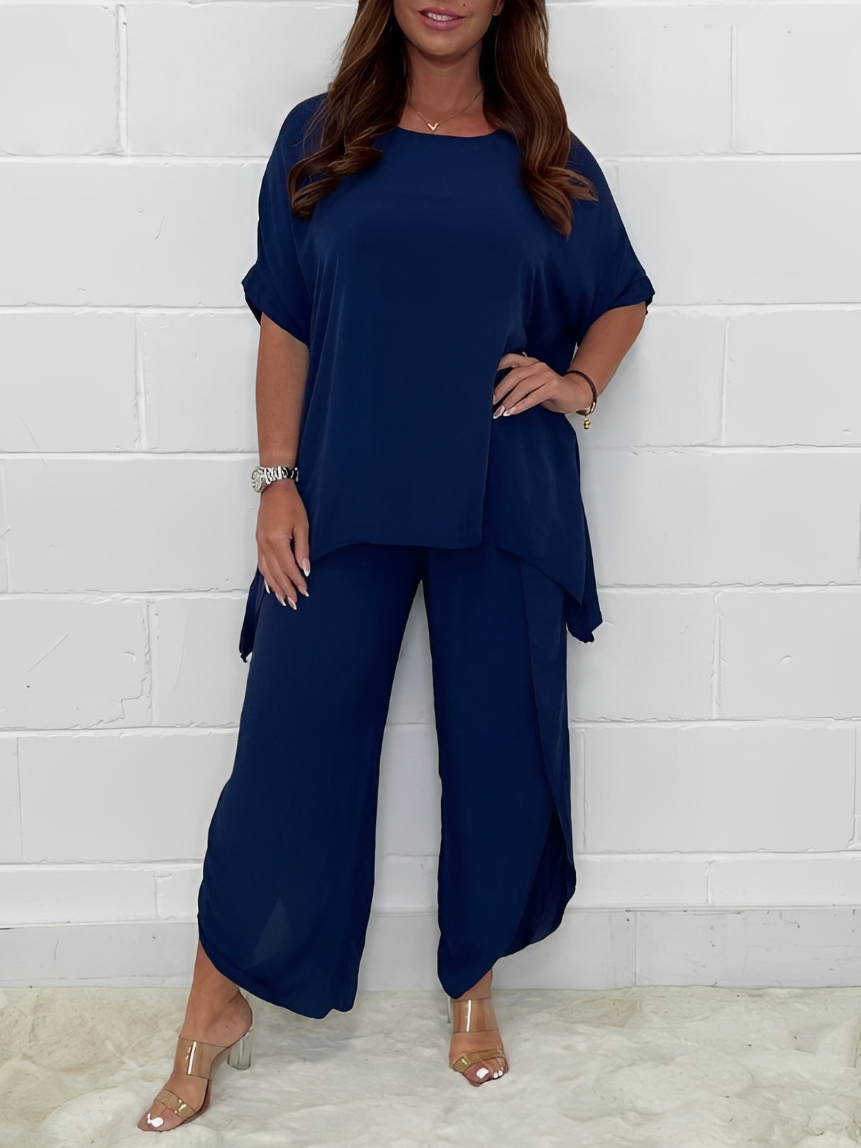 Mollie - Locker und bequem geschnittenes Damen-Zweiteiler-Set