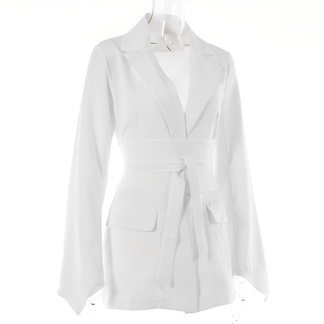 Malvina - Damenblazer mit Gürtel