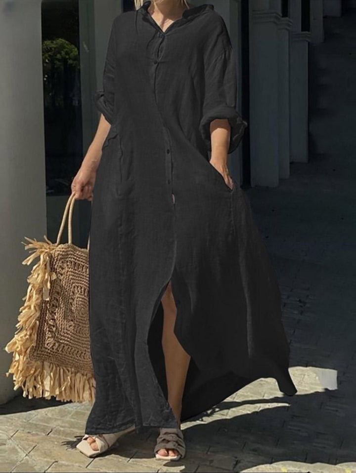 Carly - Entspanntes Kleid mit Langen Ärmeln