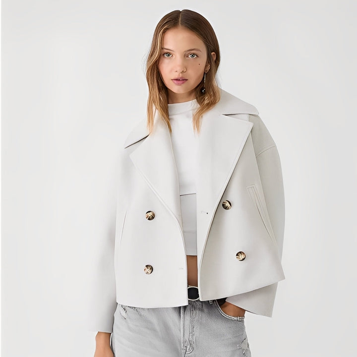 Abegail - Bequeme, locker geschnittene kurze Damenjacke
