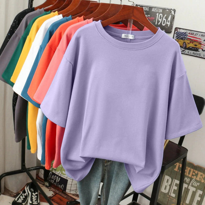 Arabella - Komfortables, lockeres Damen Baumwoll-T-Shirt