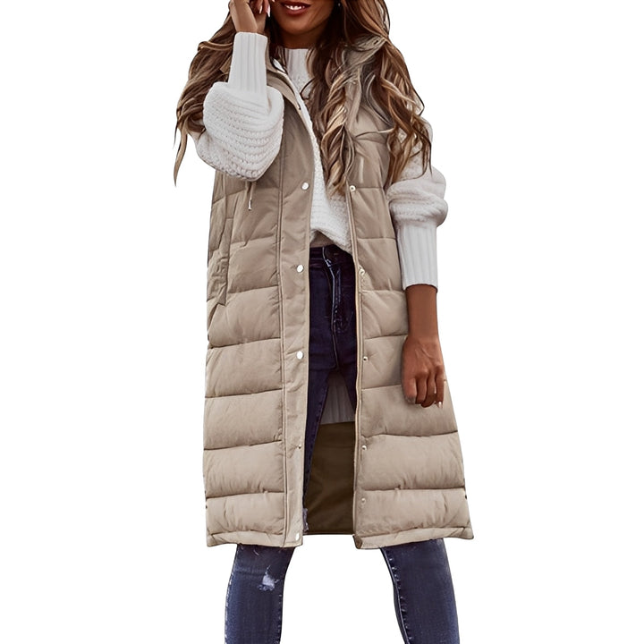 Brenna - Elegante lange Damen-Daunenjacke
