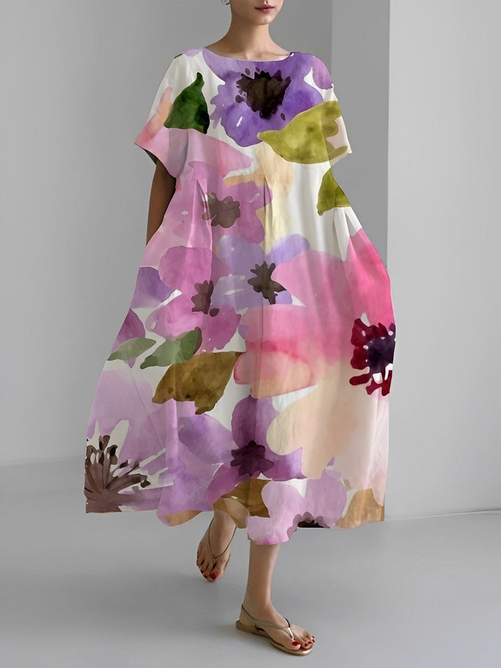 Xavia - Lockeres und bequemes Damenkleid mit Muster