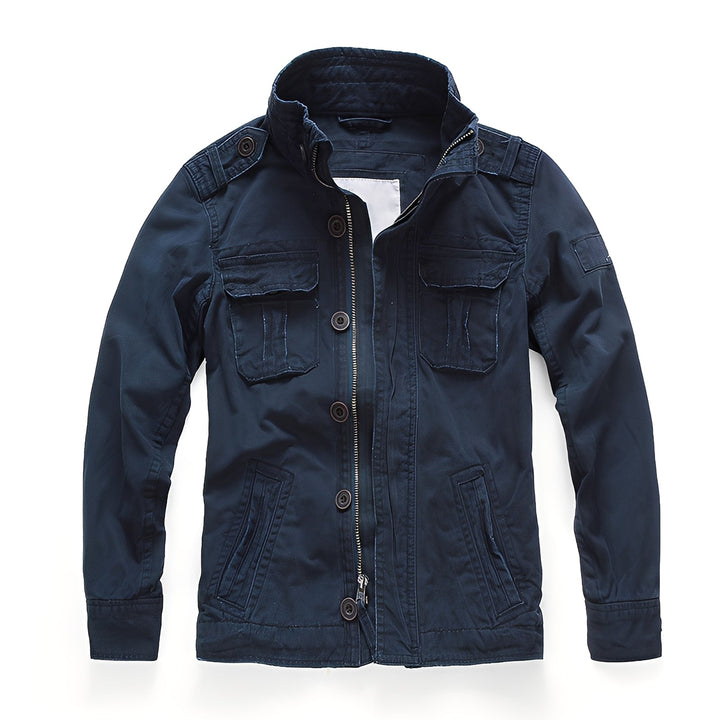 Trenton - Klassische Herrenjeansjacke mit Taschen
