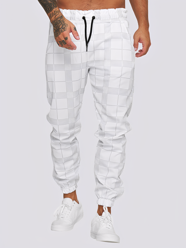 Jaeden - Modische karierte Herrenhose
