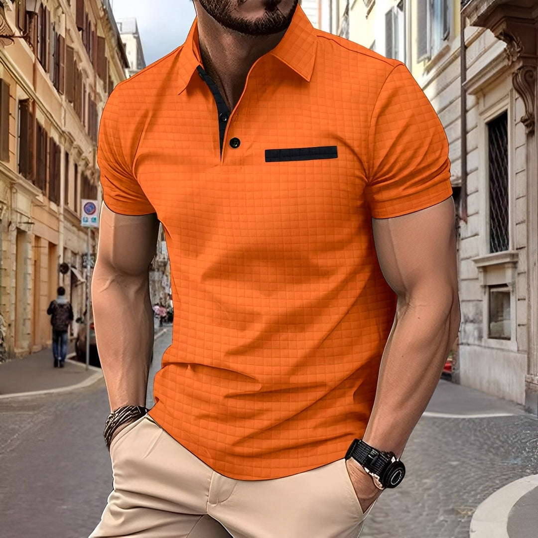 Benson - Anziehendes, enges Herren-Poloshirt
