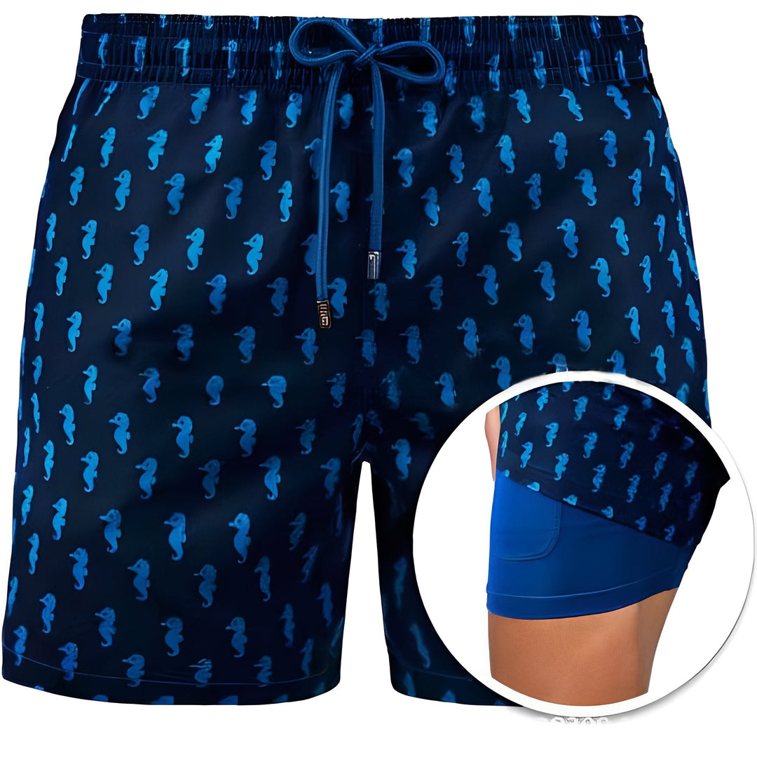 Edric - Stylische Herren-Badeshorts mit Muster