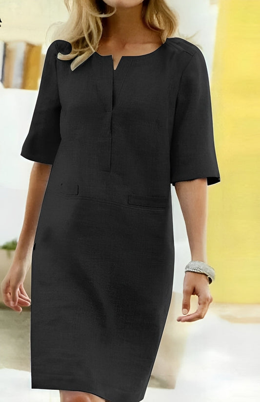 Bethany - Komfortables Sommerkleid mit kurzen Ärmeln für Damen