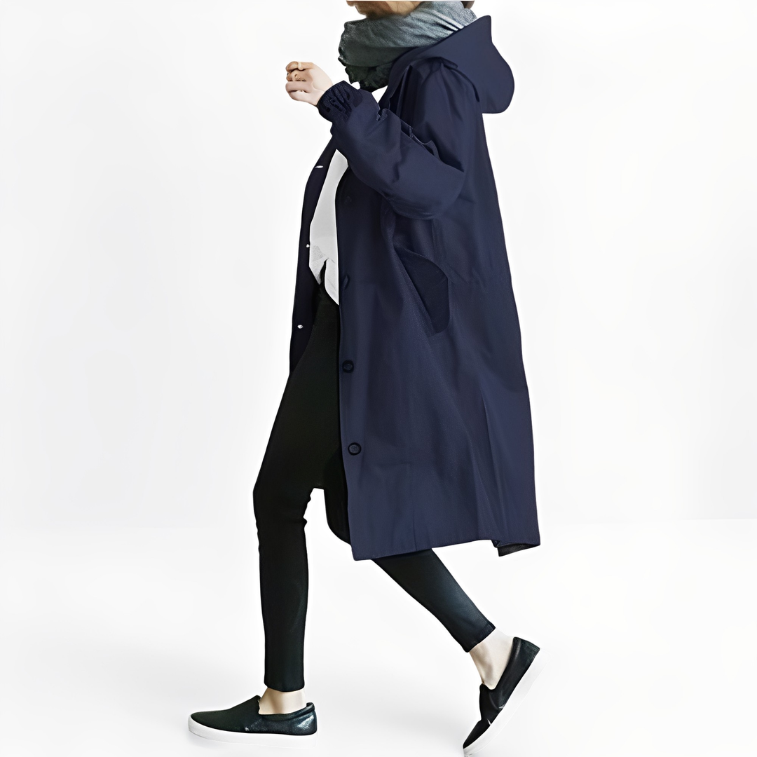 Giselle - Frauen-Regenjacke mit Kapuze, wasserfest