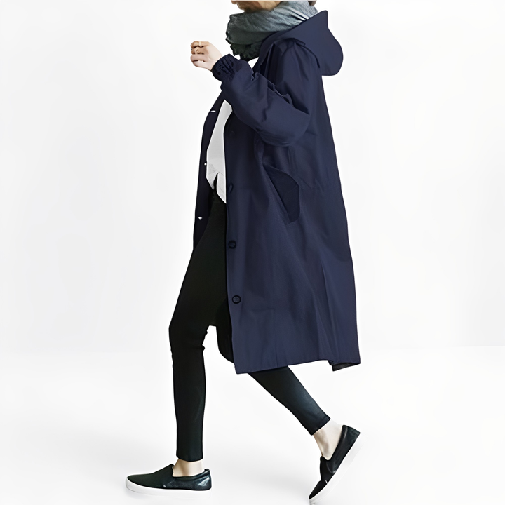 Giselle - Frauen-Regenjacke mit Kapuze, wasserfest