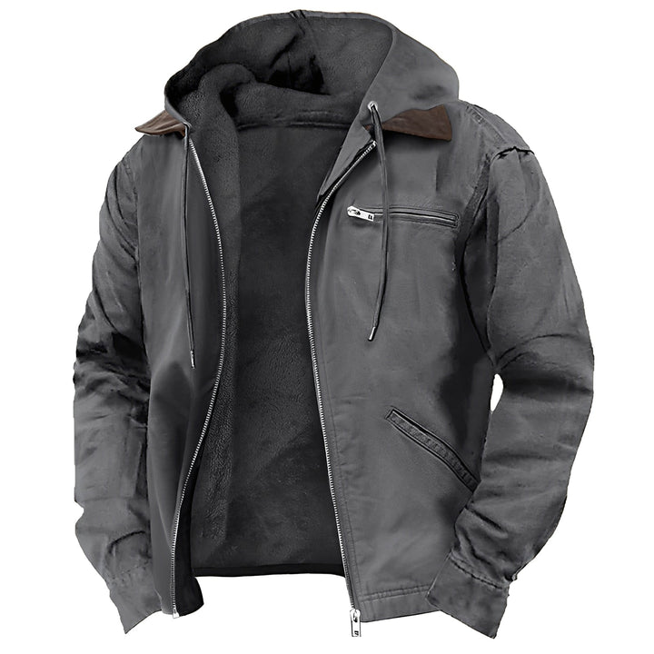 Dwayne - Herren Kapuzen-Fleecejacke