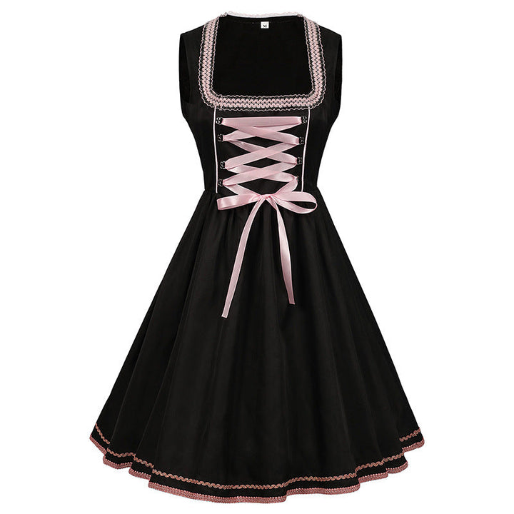 Elenora - Ärmelloses Dirndlkleid mit Schlitz für Frauen fürs Oktoberfest