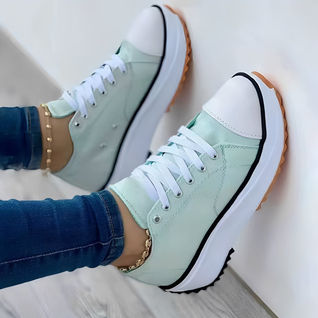 Mellony - Bequeme Damenschuhe mit dicker Sohle