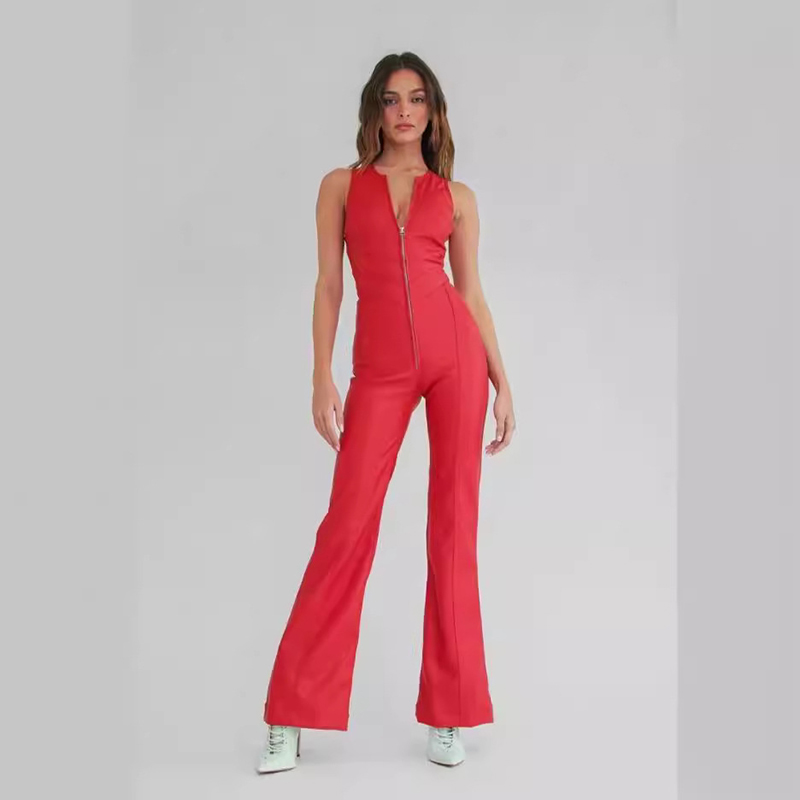 Suzanne - Ärmelloser Sommer-Jeans-Overall für Damen
