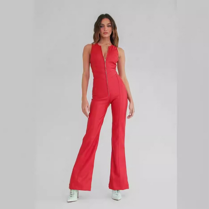 Suzanne - Ärmelloser Sommer-Jeans-Overall für Damen