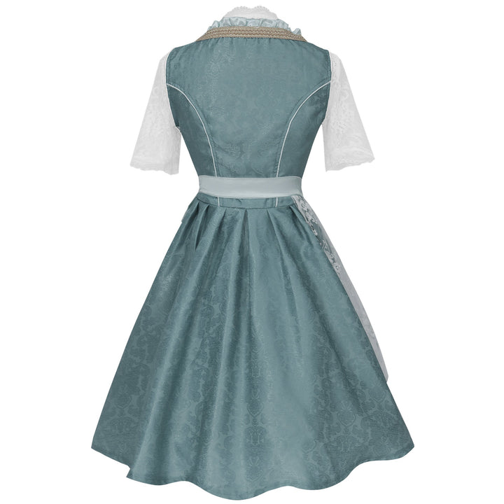 Amelia - Klassisches Oktoberfest-Kleid mit Hosenträgern für Damen