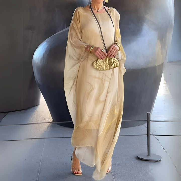 Emory - Zeitgemäßes Damenkleid aus Seidenchiffon