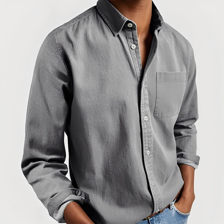 Tanner - Herren-Freizeitshirt mit Tasche