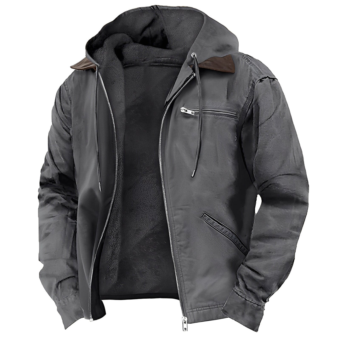 Daniel - Bequeme Männerjacke mit Kapuze