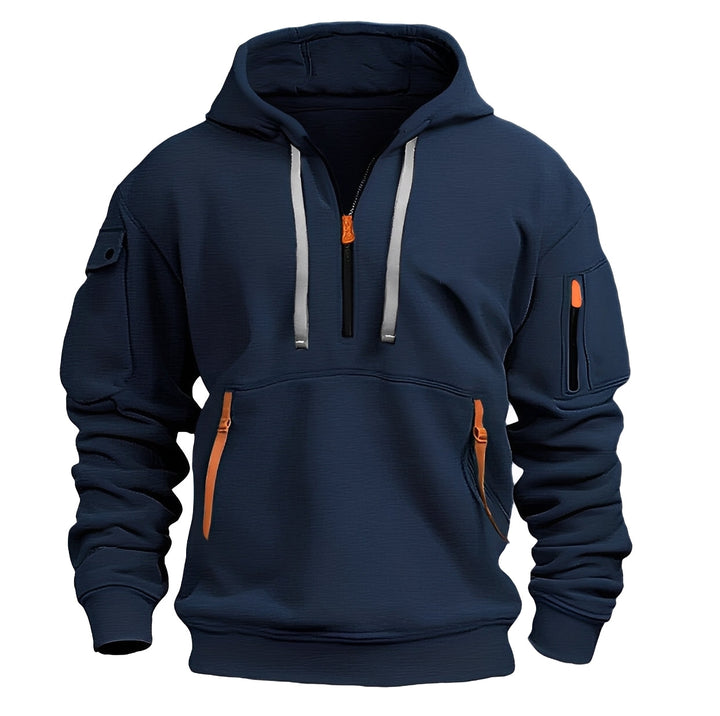 Burton - Herren-Hoodie mit halbem Reißverschluss