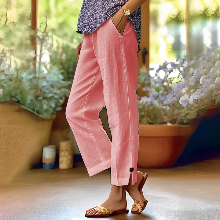 Kassia - Bequeme Sommerhose für Damen aus Leinen