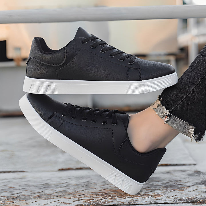 Jerome - Moderne flache Lederschuhe für Herren