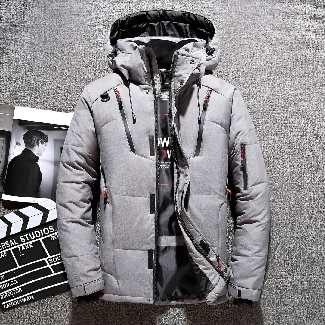 Damian - Modische Herren-Kapuzenjacke mit zahlreichen Taschen