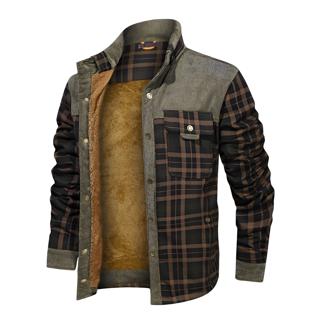 Harmon - Stilvolle karierte Herrenjacke