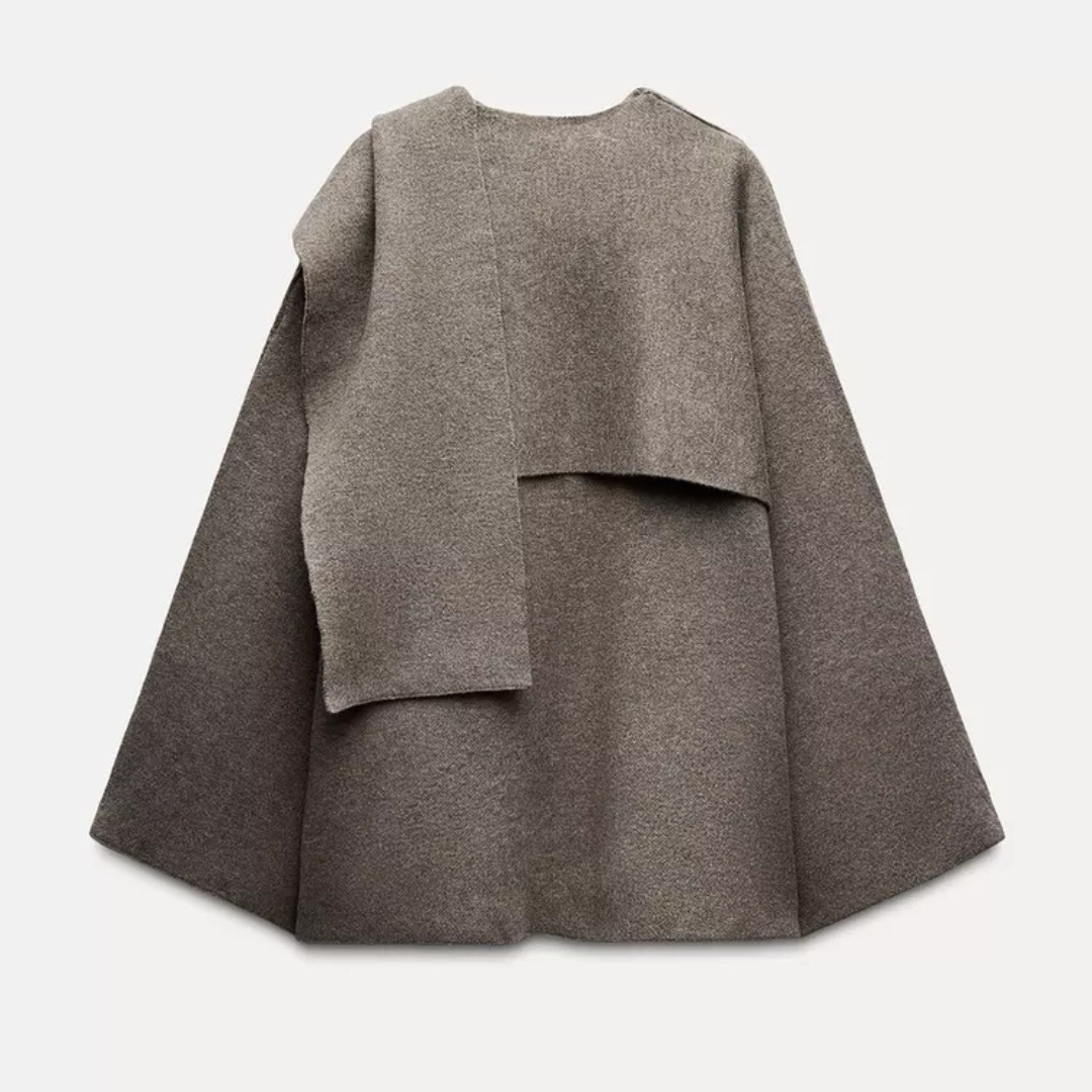 Levke - Damen Viral Cape Mantel