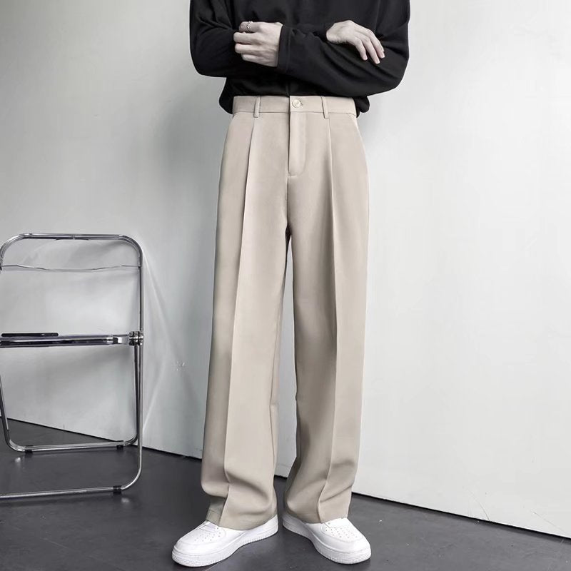 Caleb - Elegante, locker sitzende, gerade Herrenhose