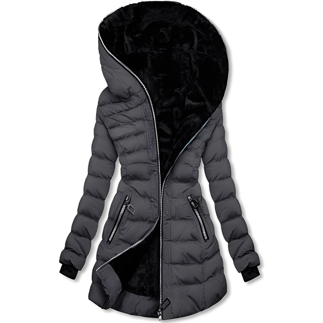 Kassandra - Modische, bequeme Damen-Samtjacke