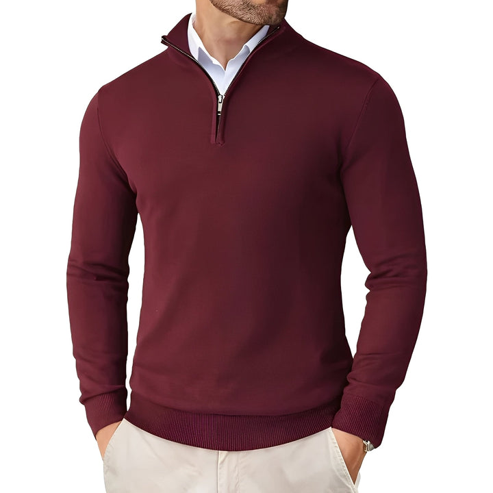 Darell - Stilvoller Herren-Strickpullover mit Reißverschluss