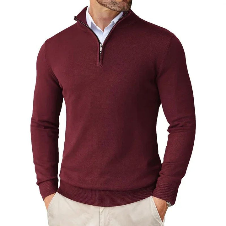 Bowen - Moderner Männerpullover mit Zipper