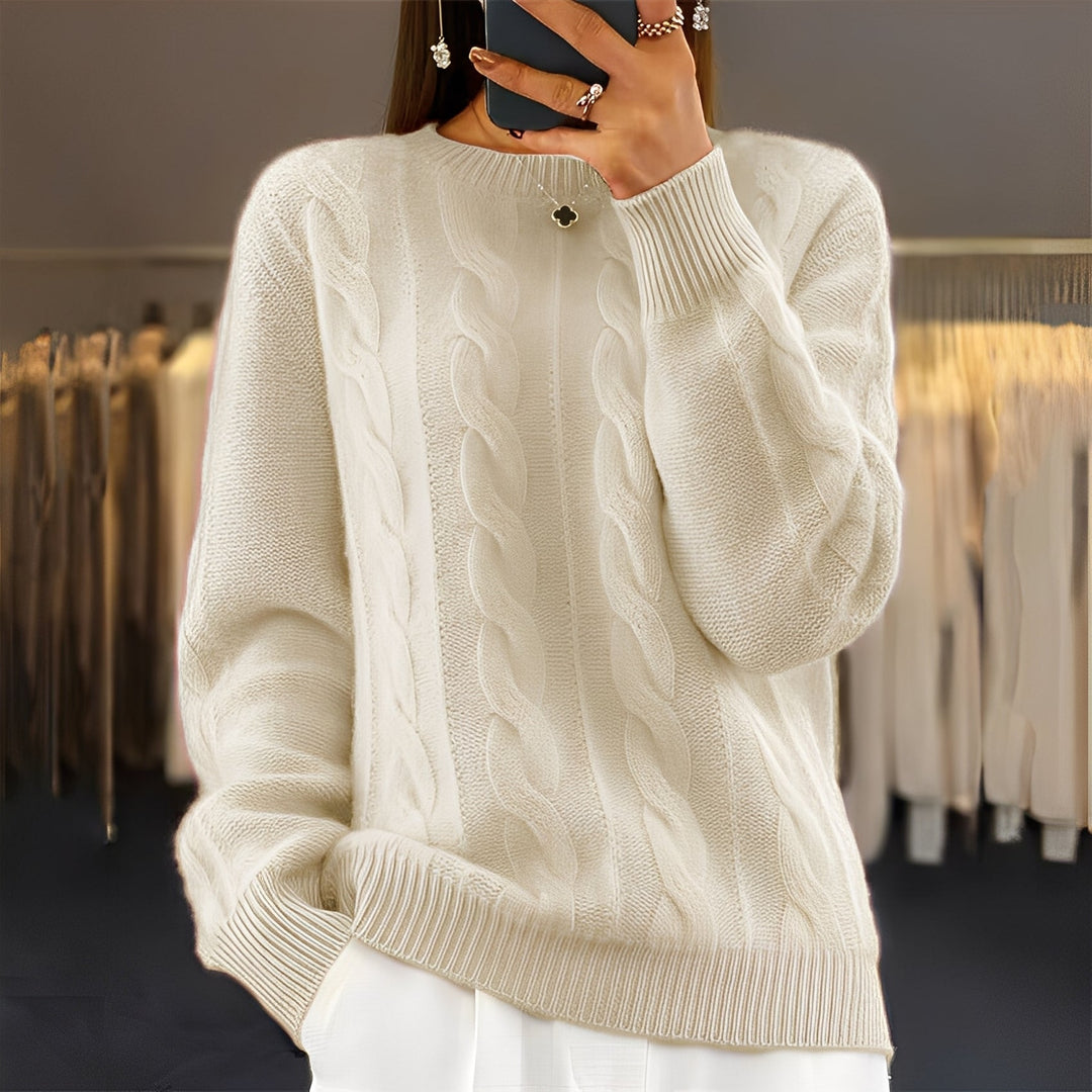 Leanne - Zeitlos schicker Damenstrickpullover