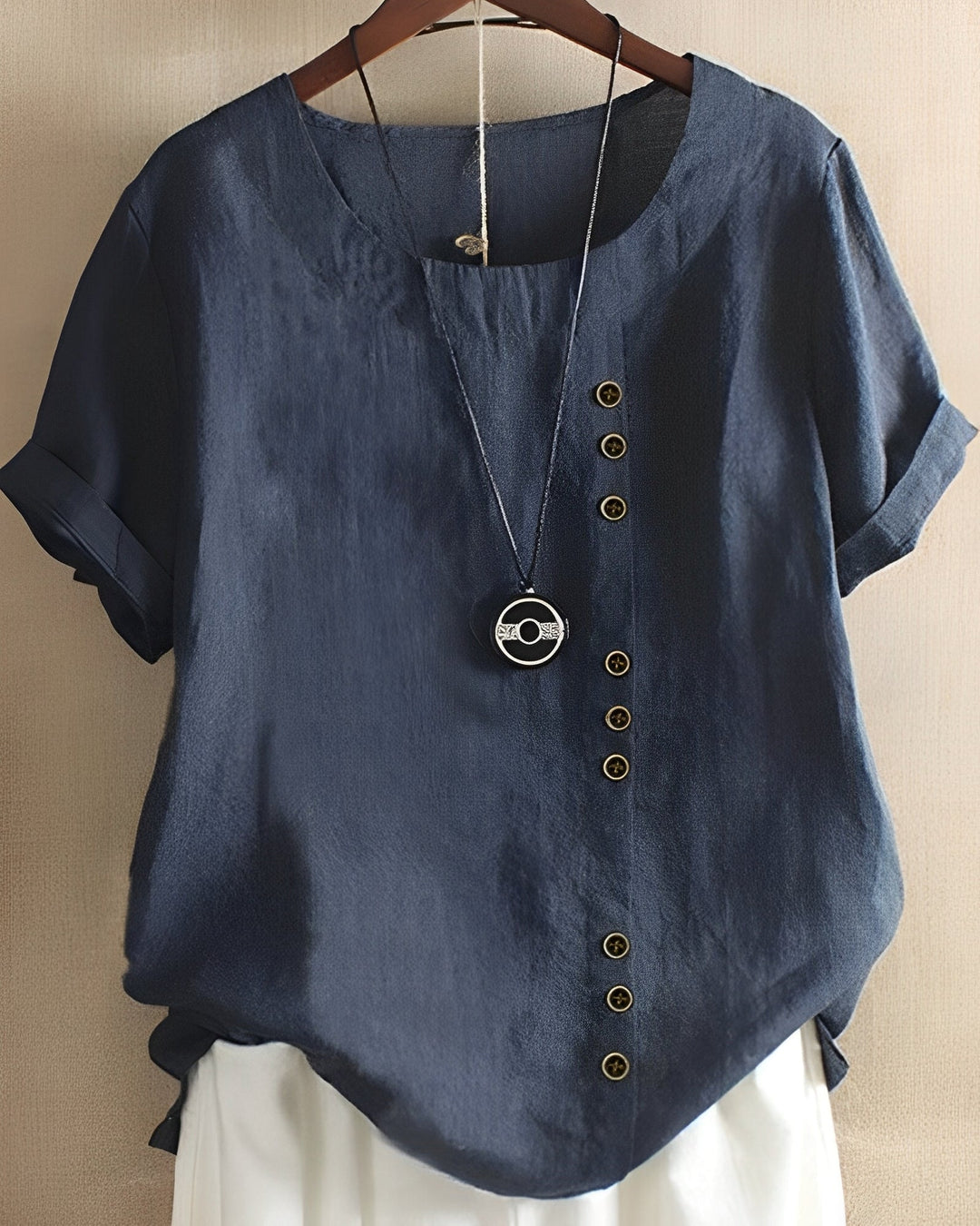Elodie – Damen-Blusen mit kurzen Ärmeln