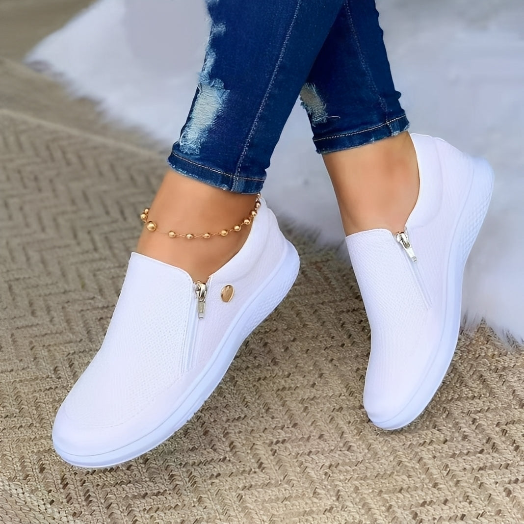 Aimee - Schicke Damenschuhe mit Zipper