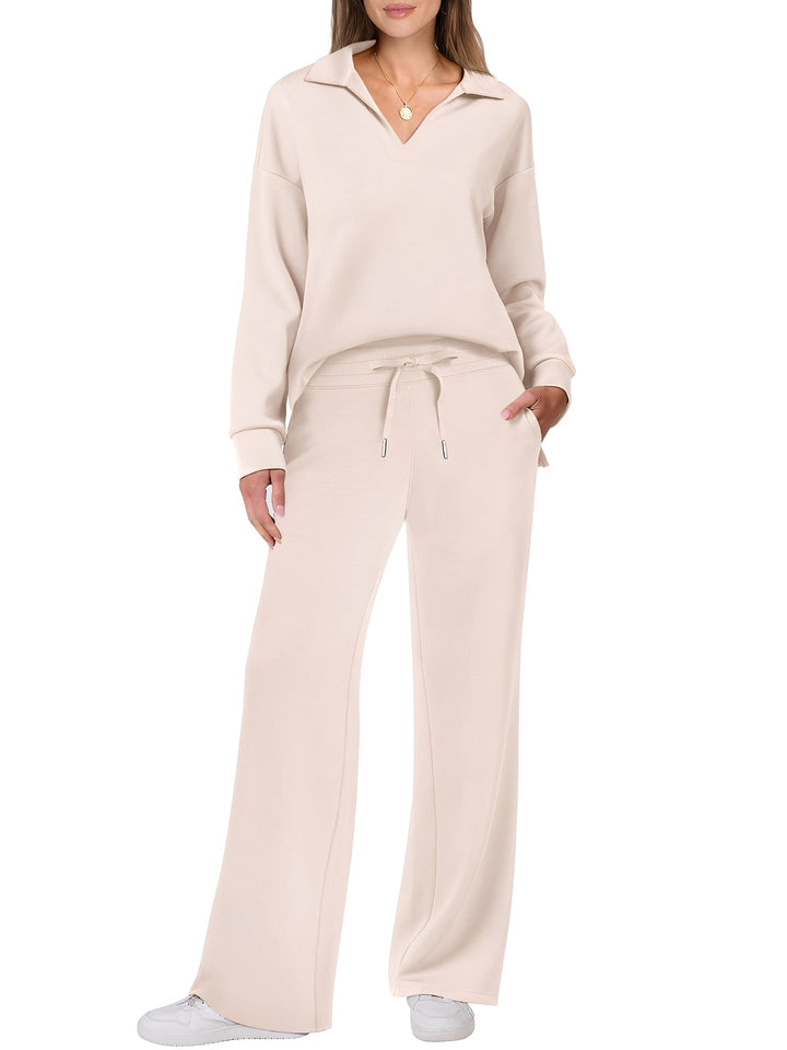 Justina - Bequemes Damen-Set mit Pullover und Hose