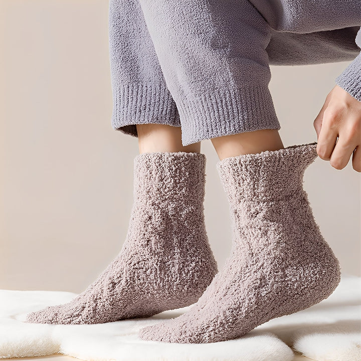 Neely - Universelle Socken aus warmen Samt-Fleece