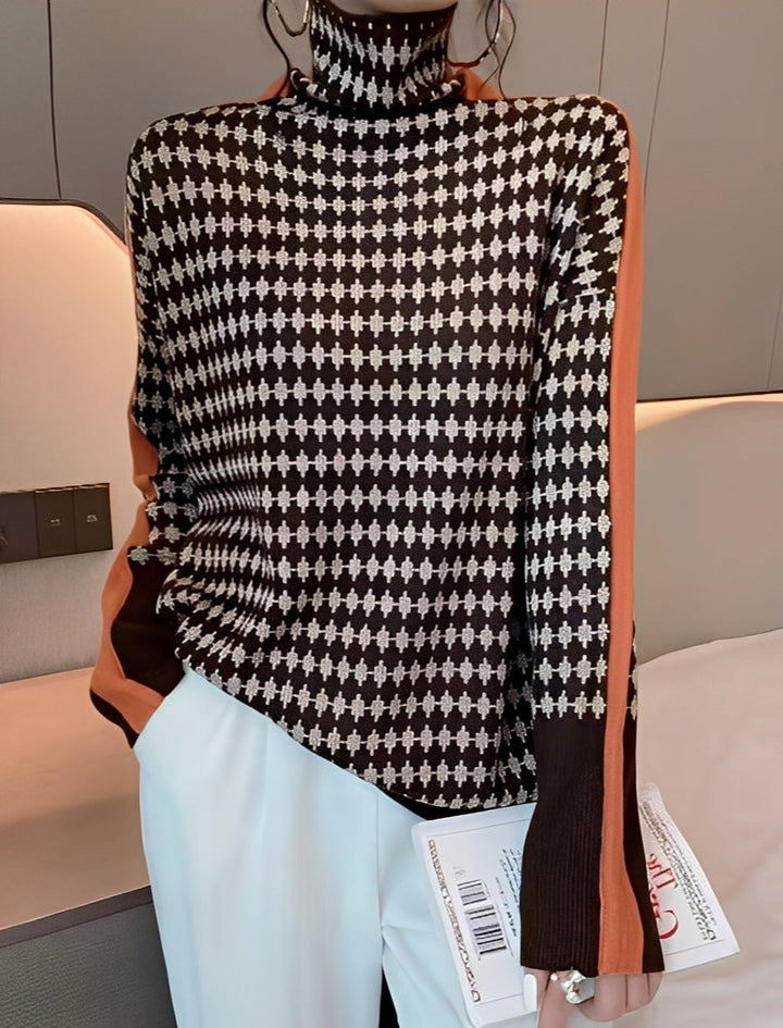 Bryony - Stilvoller Damen-Strickpullover mit Rollkragen