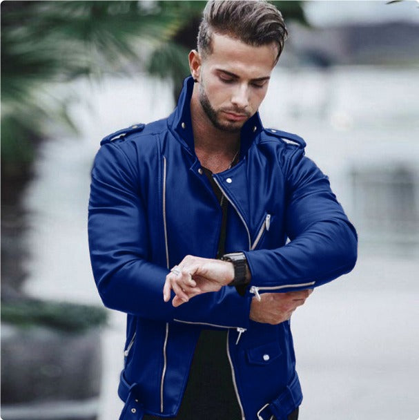 Jett – Klassisch geschnittene Lederjacke