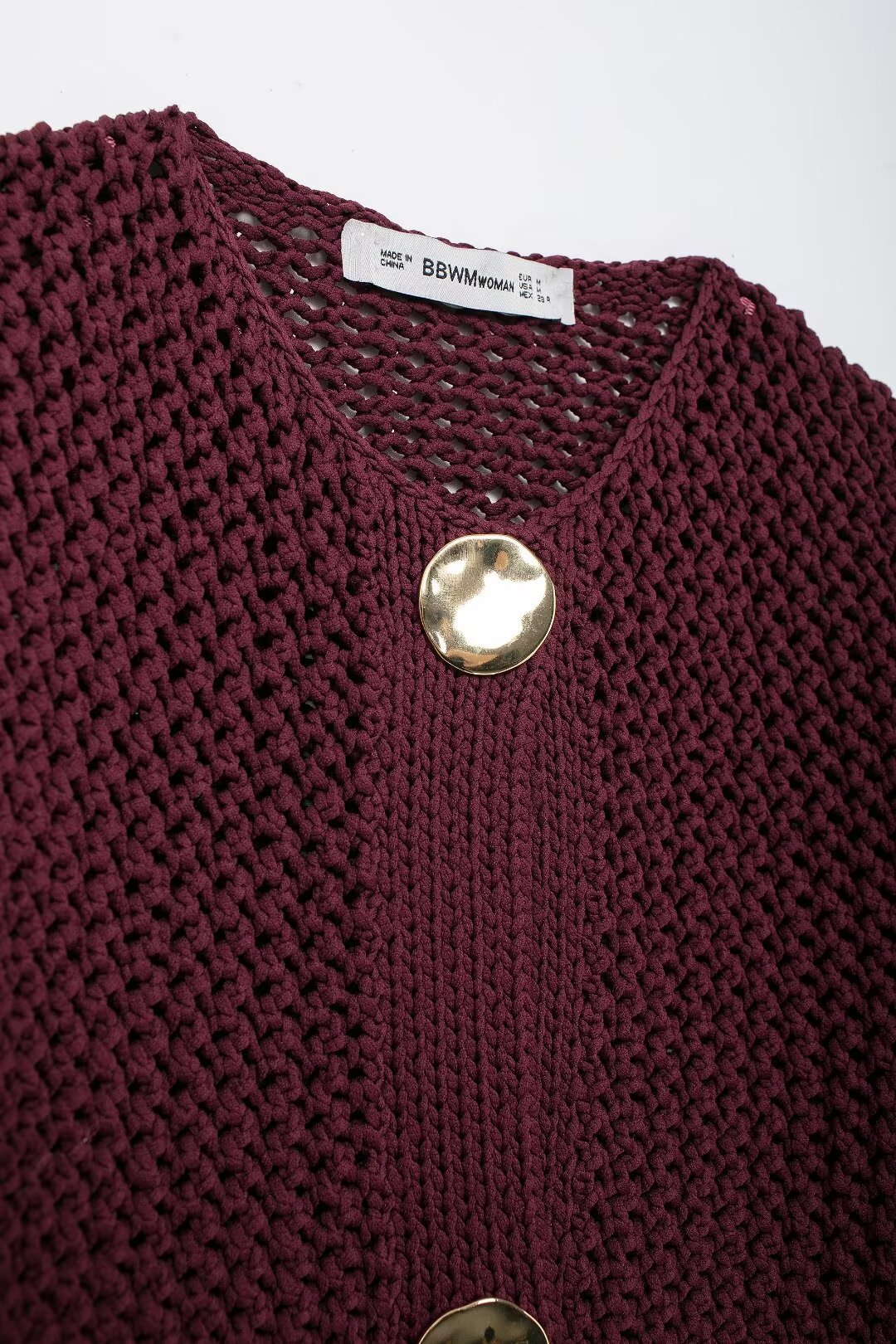 Jean - Vintage Strickjacke mit Knöpfen für Damen
