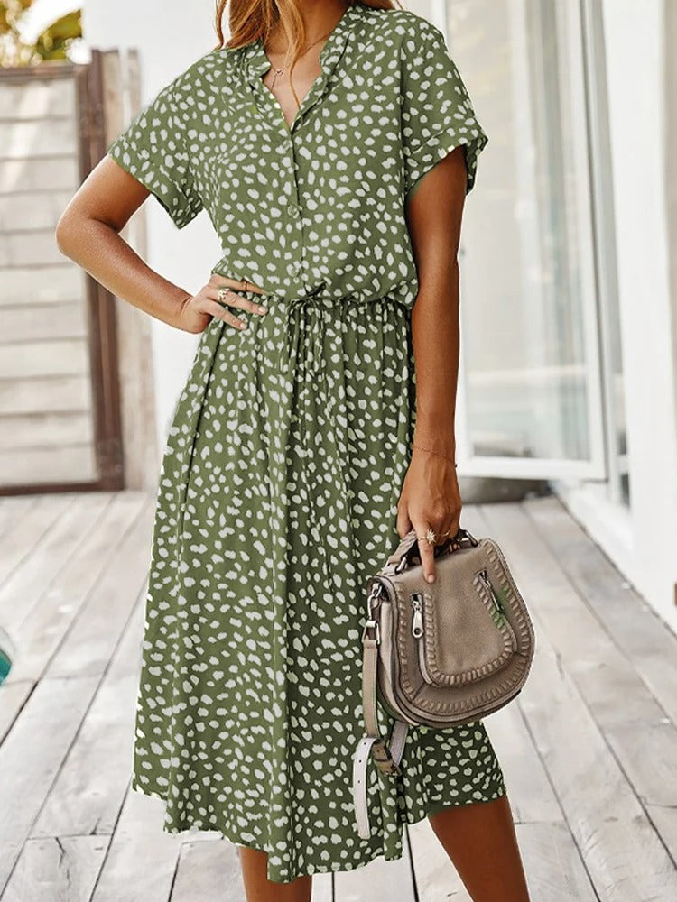 Vexana - Luftiges Sommerkleid für Damen mit Muster Elegant