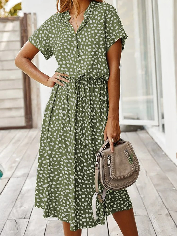 Vexana - Luftiges Sommerkleid für Damen mit Muster Elegant