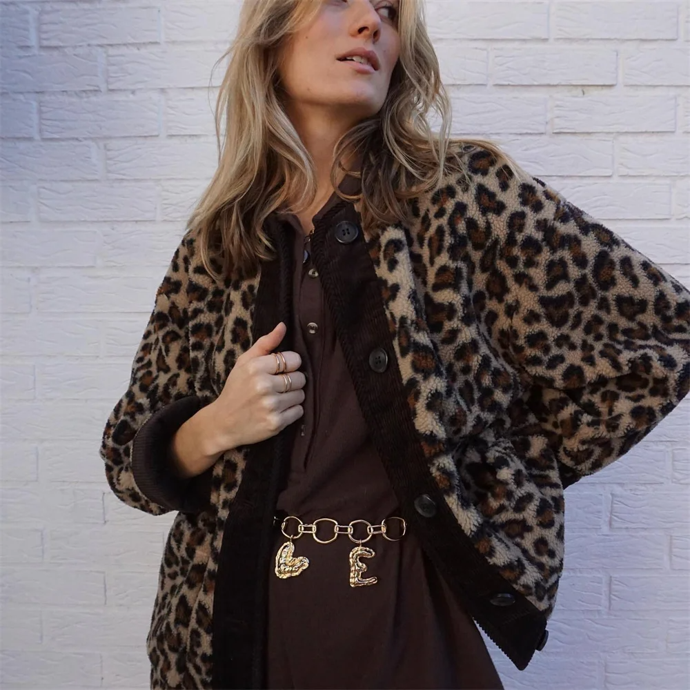Franca | Jacke mit Leopardenprint