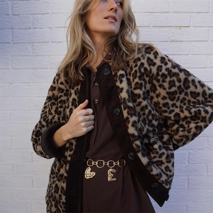 Franca | Jacke mit Leopardenprint
