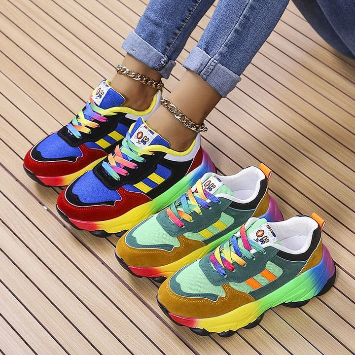 Erika – Orthopädische Schuhe Regenbogen